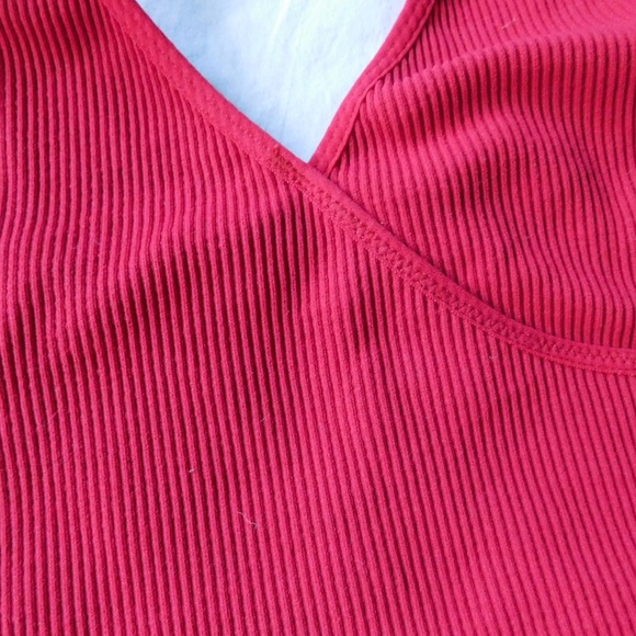 Pacsun Ribbed Red Tank Top - Picture 3 of 6